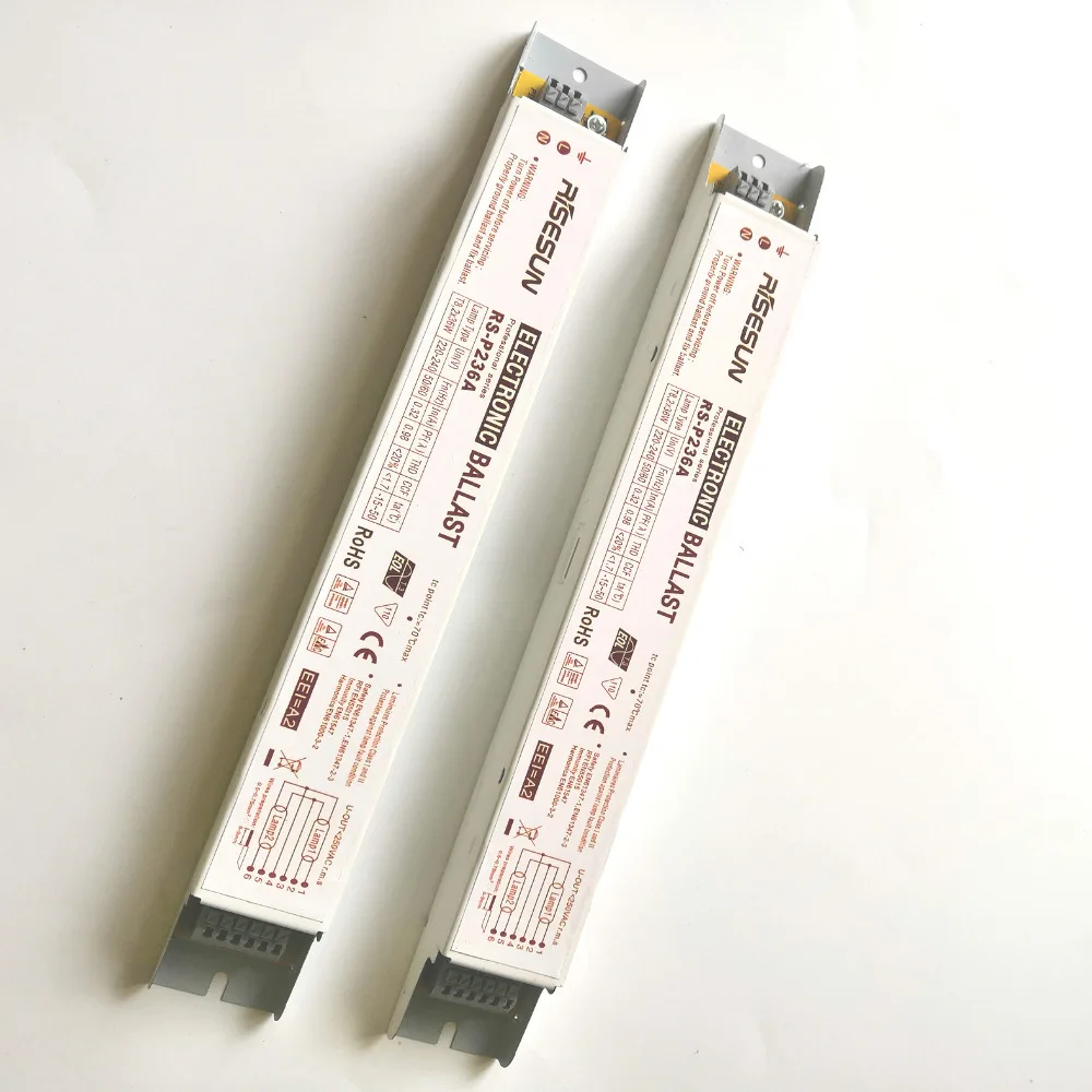 2 шт. RS-EU236B 110 В RS-P236A 220 В 2x36 Вт T8 электронные балласты для люминесцентной лампы и печатной лампы Lodine Gallium лампы