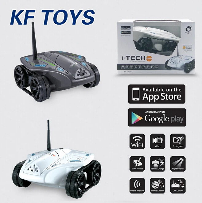 Новое поступление rc батальон Танк счастливая корова 777-325 Wi-Fi RC автомобиль со светодиодной подсветкой из 30 Вт Пиксели Камера Поддержка телефоном IOS или Android