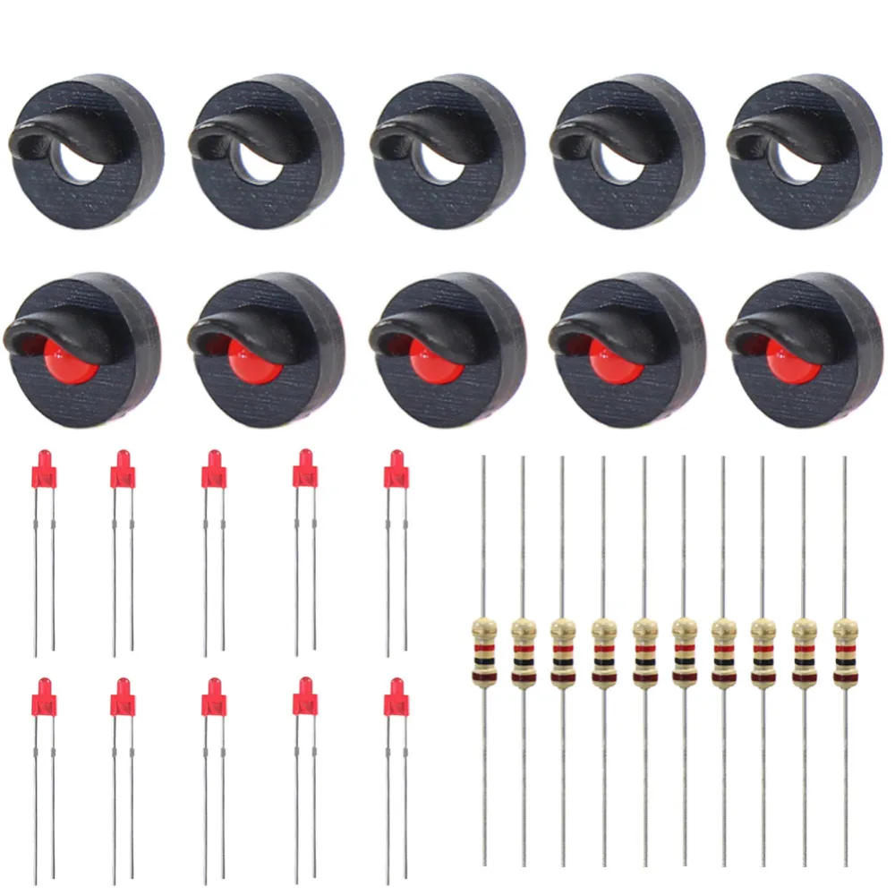 

JTD11 10 sets Target Faces With LEDs for Railway signal N or Z Scale 1 Aspect