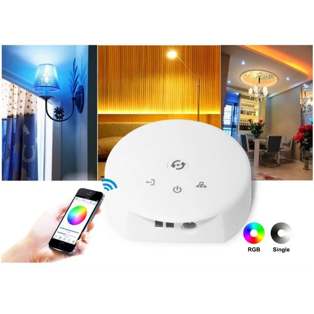 DC12V 24 В Светодиодные ленты Light blutooth контроллер для RGB RGBW светодиодные полосы Магия