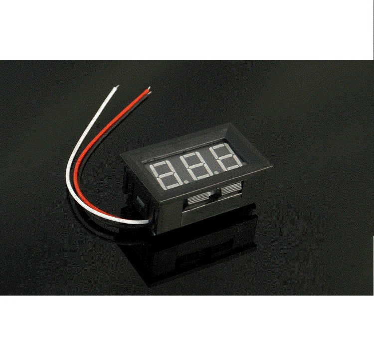 V27D DC0-100V 0 56 дюймовый ЖК-дисплей 3-строчный 3-разрядный зеленый светодиодный