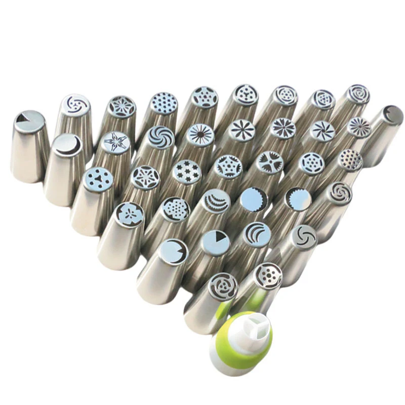 36 шт. 1 соединитель насадки для кондитерских изделий из нержавеющей стали | Дом и