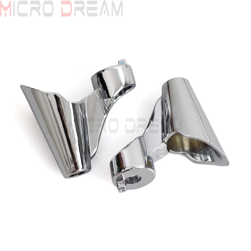 Хромированный Кронштейн поворотного сигнала для мотоцикла 2 шт. комплект Harley