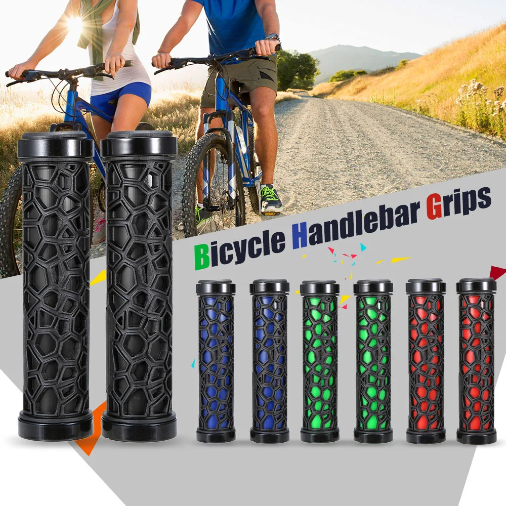 1 пара велосипедных ручек MTB TPR ручки Анти занос ударопоглощающие мягкие