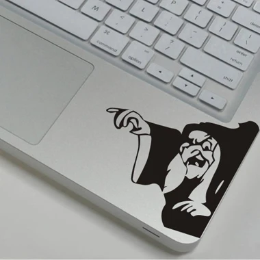 WS-black(72) Виниловая переводная наклейка для ноутбука частичный стикер для Macbook Air 11 Pro retina 13 15 забавная наклейка для ноутбука acer/Xiaomi/hp/Asus - Цвет: WS-black(72)