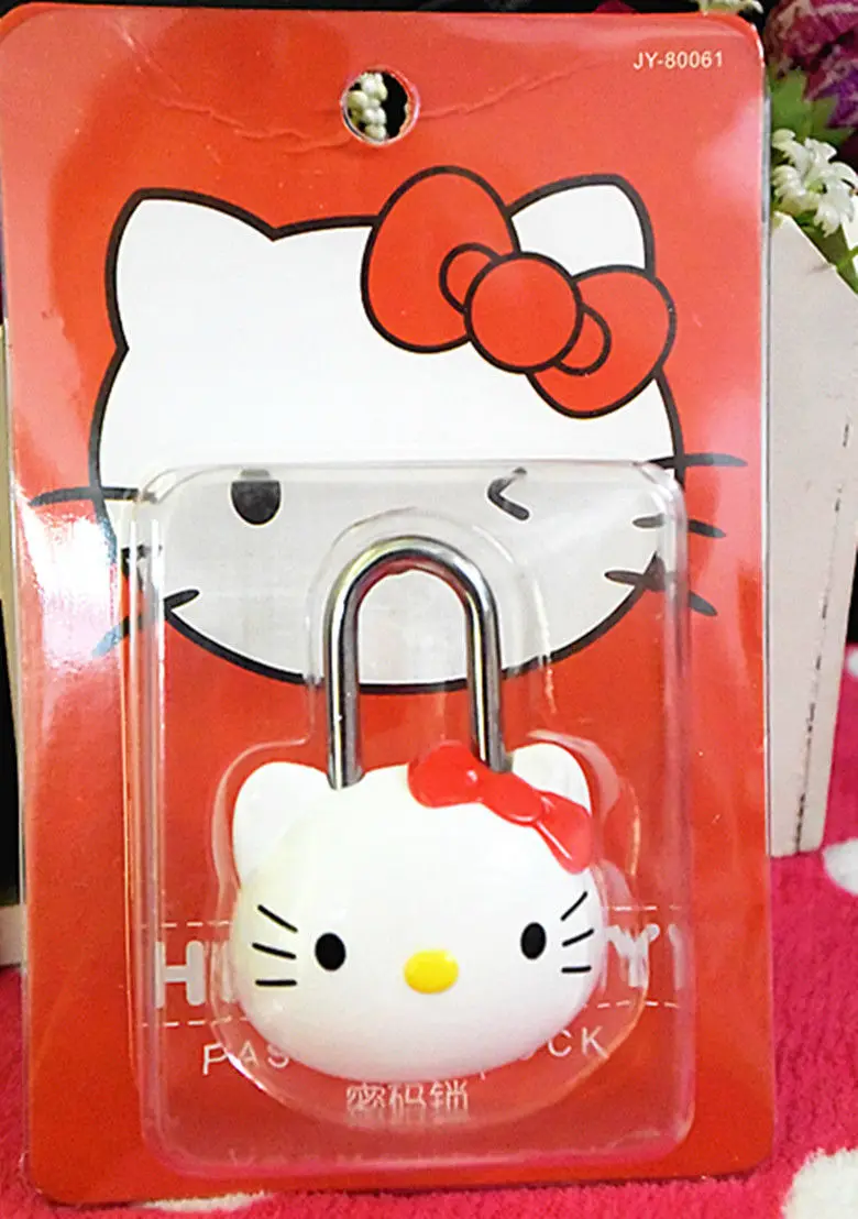 Новый милый замок с паролем Hello Kitty безопасная блокировка 6921257600611 |