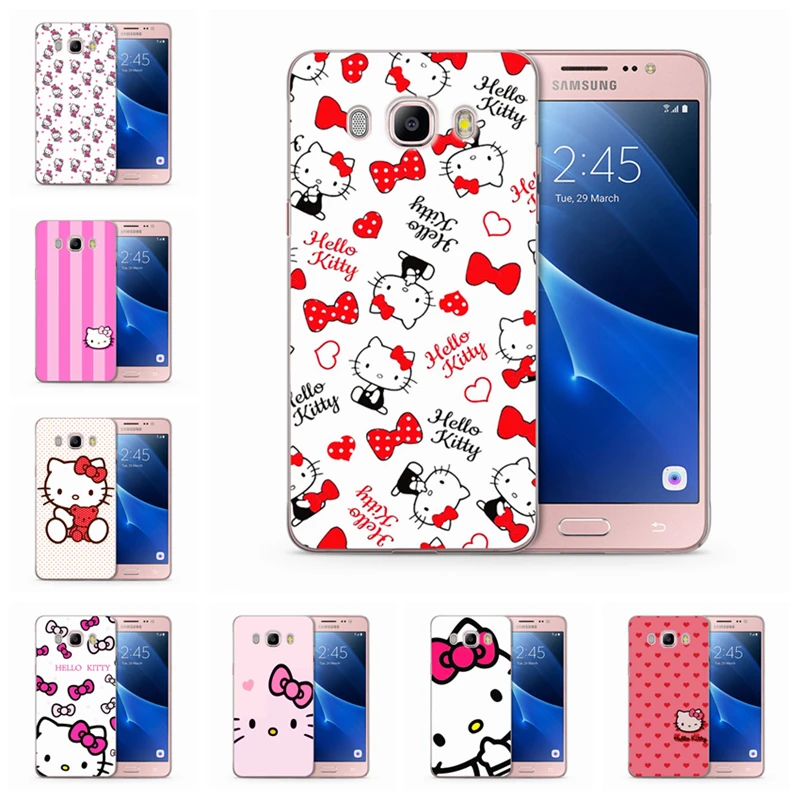 Высокое качество ТПУ Симпатичные Hello kitty чехол для Samsung Galaxy A3 A5 2016 S8 S8plus Примечание