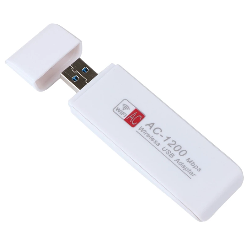 1200 Мбит/с Беспроводные Usb сетевые карты 11Ac двухдиапазонный 2 4G/5 8 Ghz Wifi адаптер