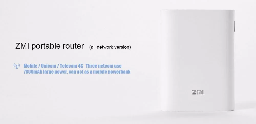 ZMI MF855 4G Wifi роутер 7800 мАч Внешний аккумулятор беспроводной wifi повторитель 3G4G роутер Мобильная точка доступа 7800 мАч Внешний аккумулятор MF855