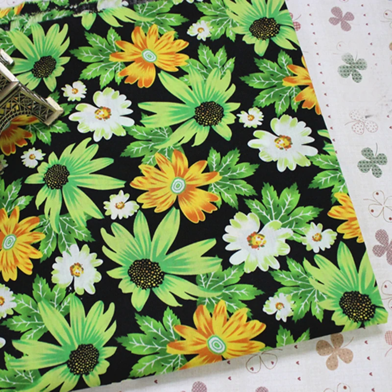 Изящная хлопчатобумажная Поплиновая ткань для квилтинга 3 цвета 50x145 см | Дом и сад