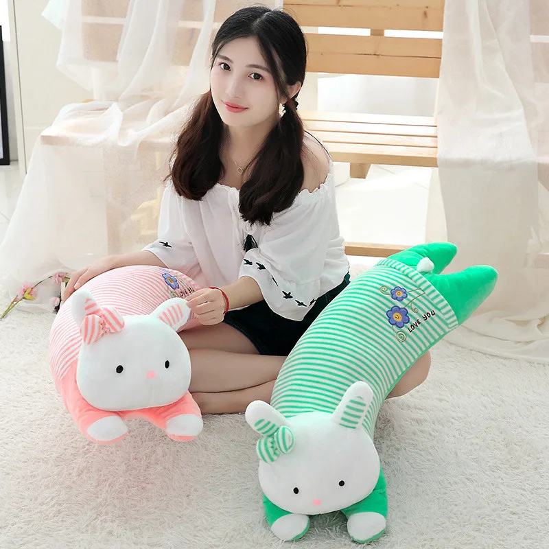 

50/70CM Cute Stuffed Rabbit Plush Toy Soft Bunny Rabbit Doll Baby Sleep Pillow Cushion Kids Animal Toy Birthday Christmas Gift
