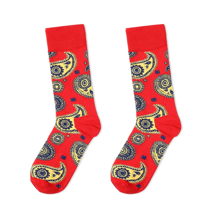 Осенне-зимние фирменные Для мужчин экипажа Носки для девочек Новинка Мода