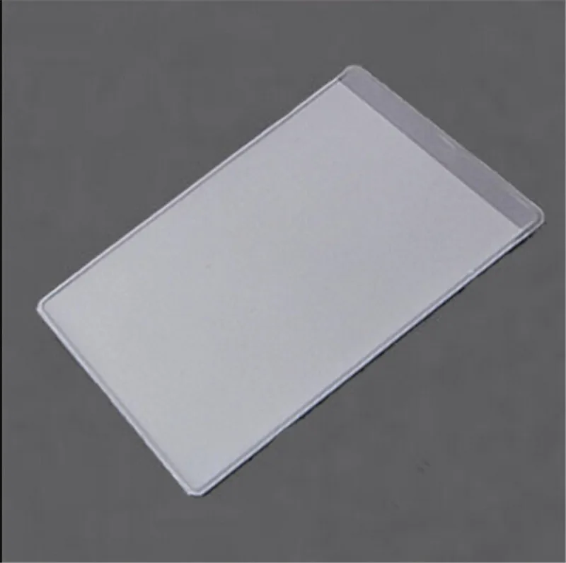 Soft Plastic Clear Card Holders Credit Protectors Bussiness Cover ID 9.6x6cm Dustproof 10pcs/lot | Дом и сад