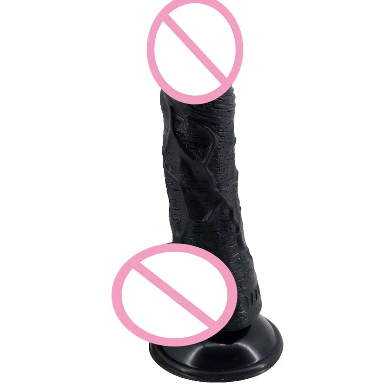 Реалистический гибкий пенис Дик сильной присоской для взрослых Интимные товары