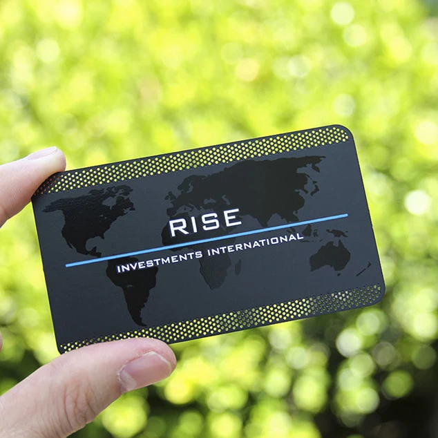 Индивидуальная качественная визитная карточка из нержавеющей стали|metal business