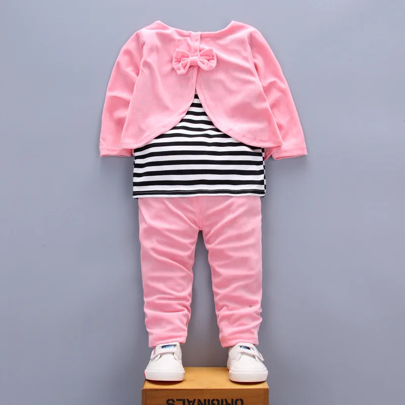 BibiCola/комплекты одежды для девочек Осенняя спортивная одежда bebe хлопковая