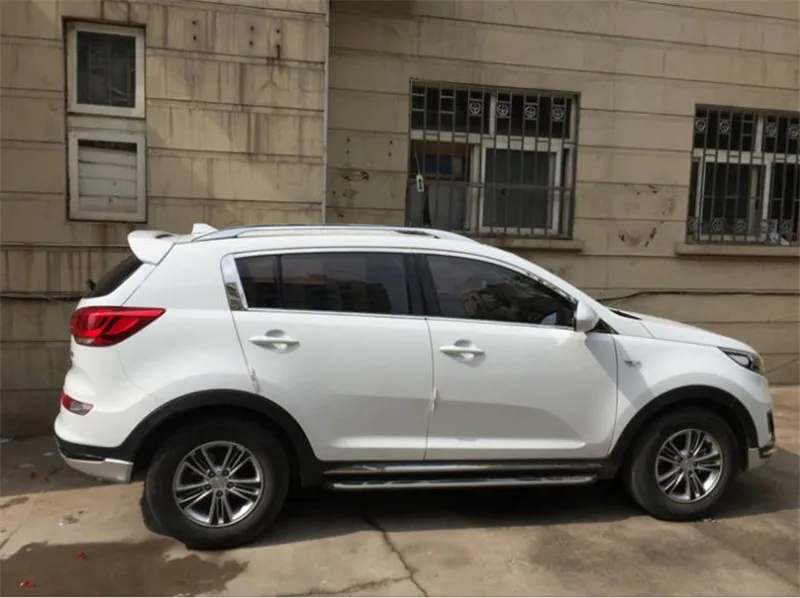 Для Kia Sportage R 2011 2012 2013 16 ABS пластиковый Неокрашенный задний багажник задний спойлер на крыше