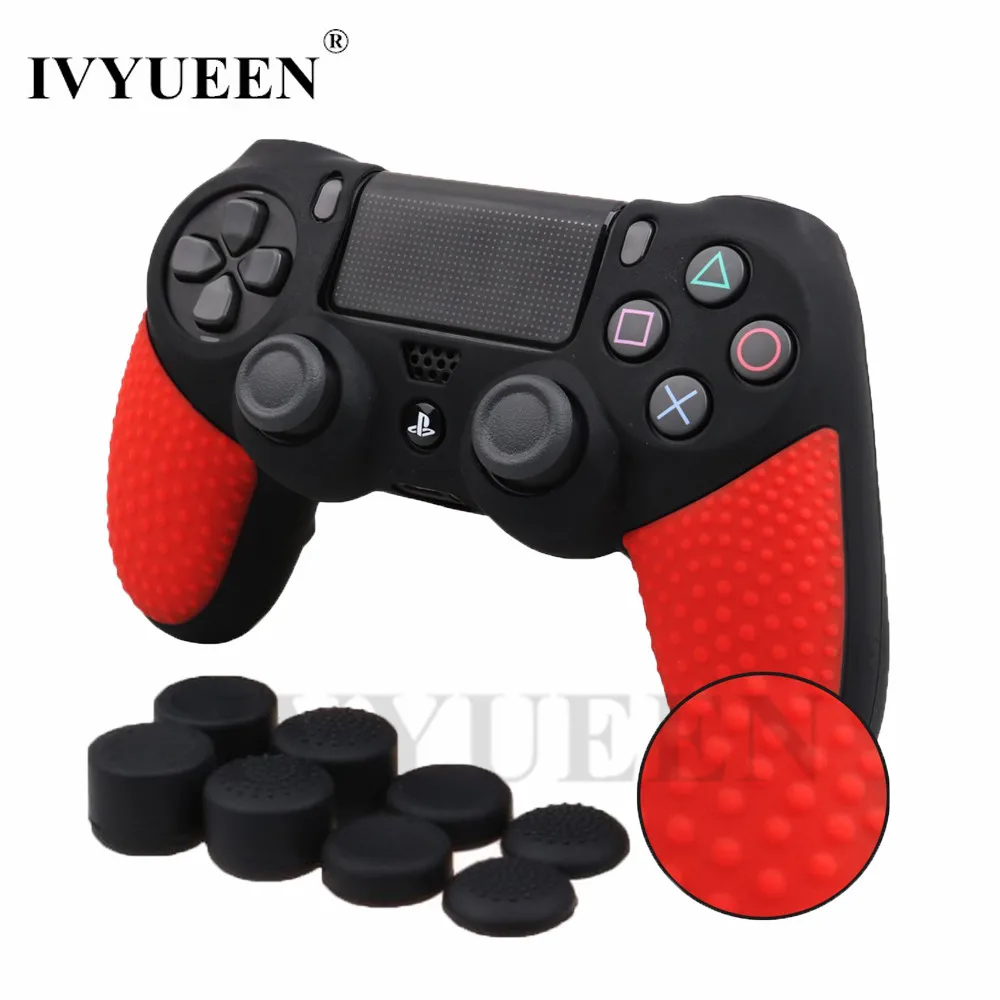 Чехол для контроллера Sony Dualshock 4 PS4 DS4 Pro Slim нескользящий Силиконовый чехол