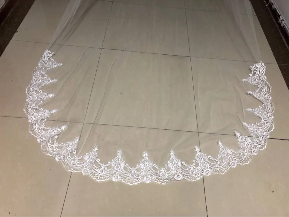 Новое поступление белый цвет слоновая кость свадебное кружевное фатиновое 2021