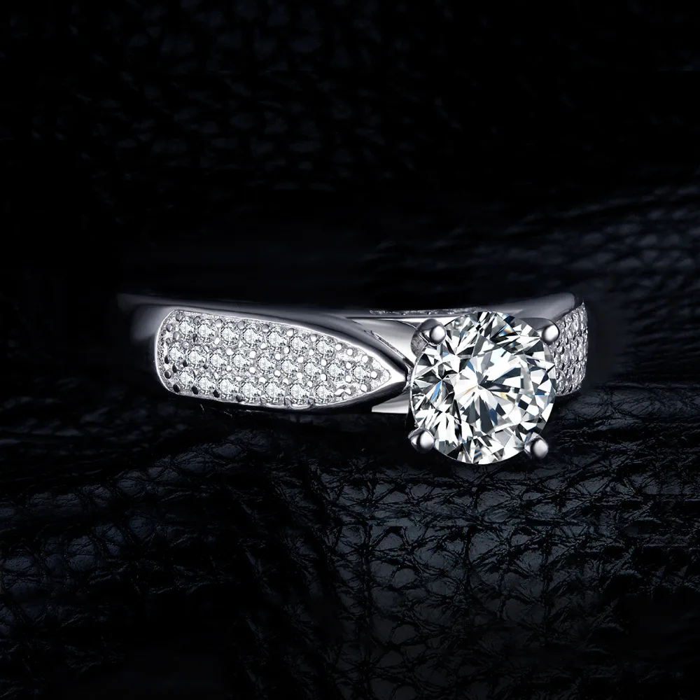 JewelryPalace мода круглый кубического циркония обручальное кольцо для Для женщин