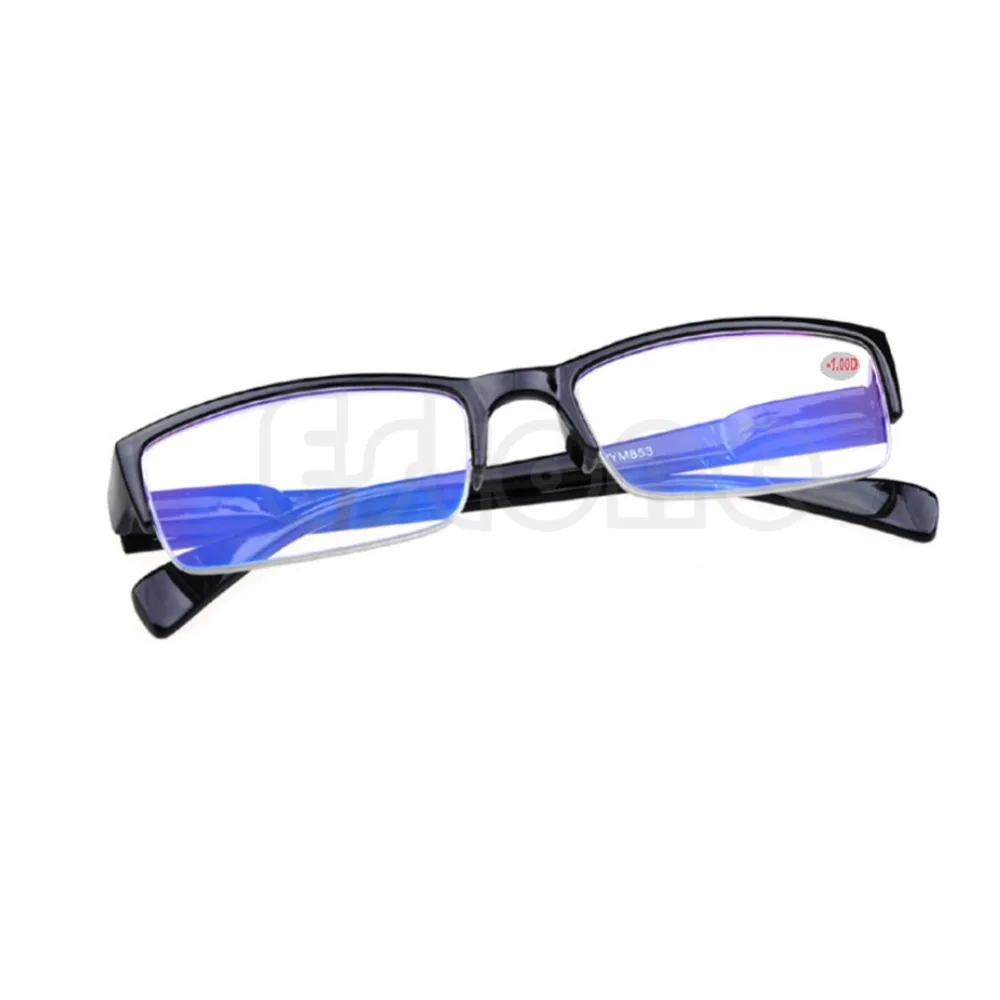 

Black Frames Semi-rimless Myopia Glasses Eyeglass -1 -1.5 -2 -2.5 -3 -3.5 -4