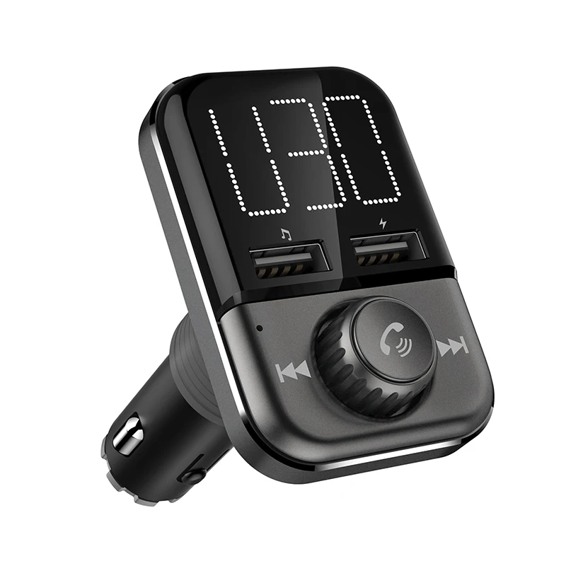 Fm-передатчик Bluetooth Радио адаптер громкой связи автомобильный комплект 3.4A Dual USB