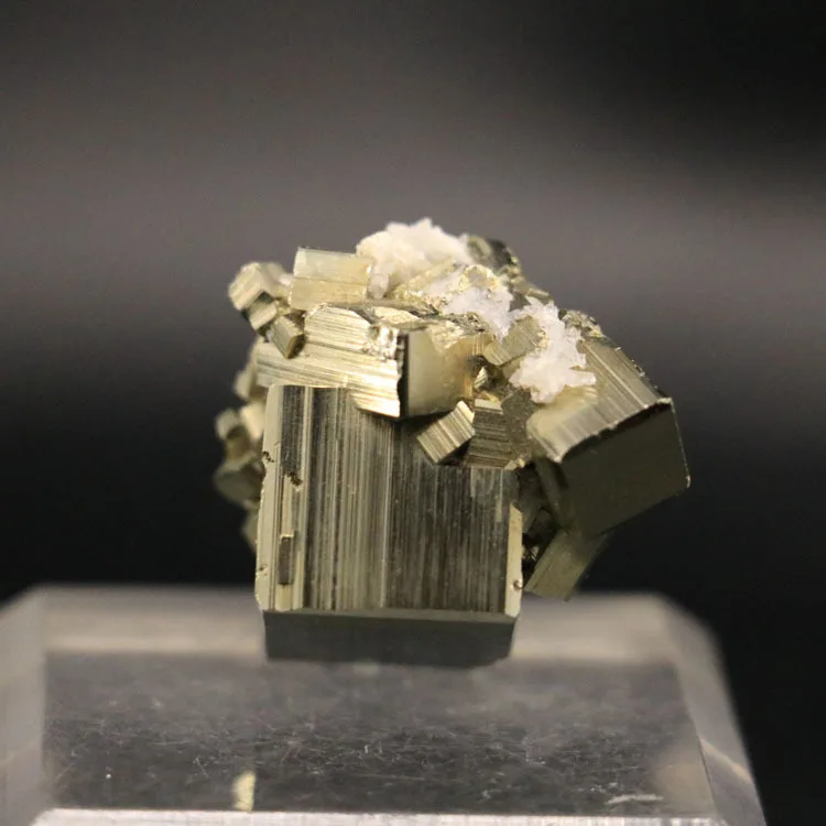 Перуанский натуральный минеральный Пирит кристалл камень учебный образец