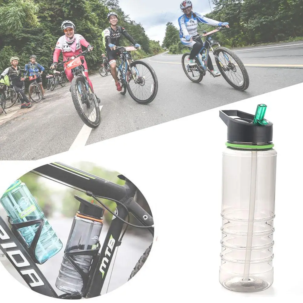 Новинка Лидер продаж бутылка для напитков с соломинкой Спортивная воды