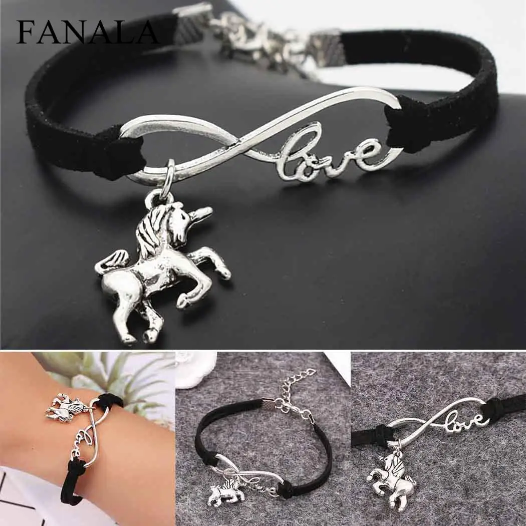 Fanala Для женщин браслет Модные украшения новая любовь Форма цепочка Браслеты для