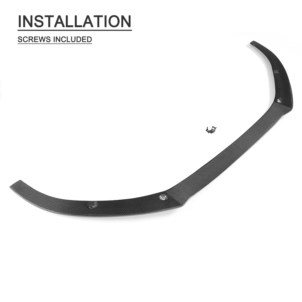 Carbon Fiber Car Racing Front Bumper Lip For Audi S6 A6 C7 SLINE Sedan 4 Door 2016-2018 Styling | Автомобили и мотоциклы