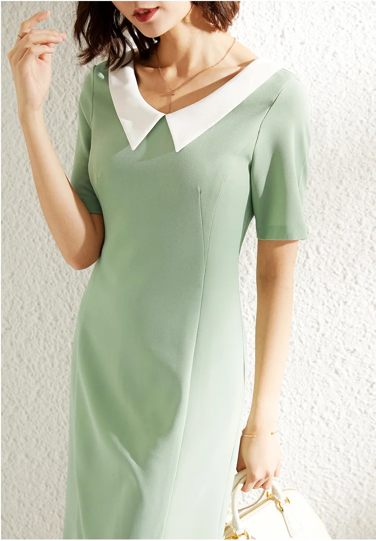 Милое милое зеленое платье Morandi элегантное облегающее офисное платья-карандаш