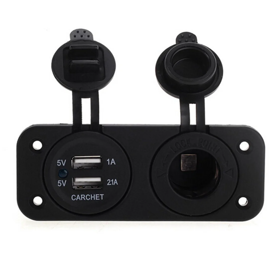 Автомобильное зарядное устройство для телефона 2 порта мини двойной Переходник