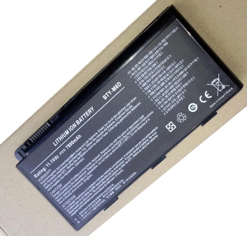 Литий-ионный аккумулятор для ноутбука с 9 ячейками MSI GT660 GT663 GT683 GT685 GT70 GT780 GT783 GX60 GX660