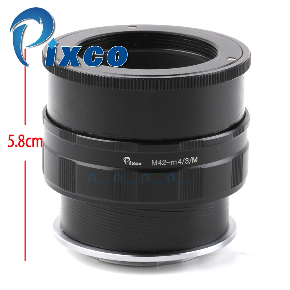 Adaptador de Lente Terno para Micro Suit para M42 ao Infinito para Montar Pixco Ajustável Macro Quatro Terços 4 Câmera M42-m4 – 3