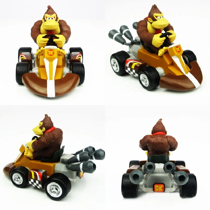 С рисунком Супер Марио гоночный автомобиль фигурку игрушки Горячие игры Super Mario
