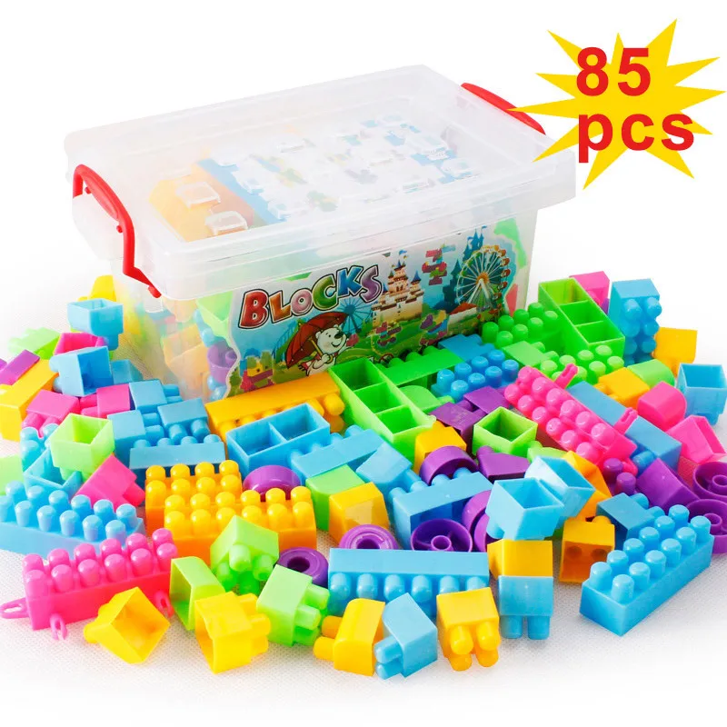 250 шт. пластиковые вставки в коробке мелкие строительные блоки детские игрушки