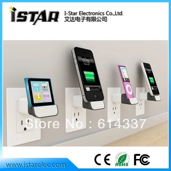 Бесплатная доставка 100 шт./лот сша версия iDock USB зарядное устройство для iphone / 4S