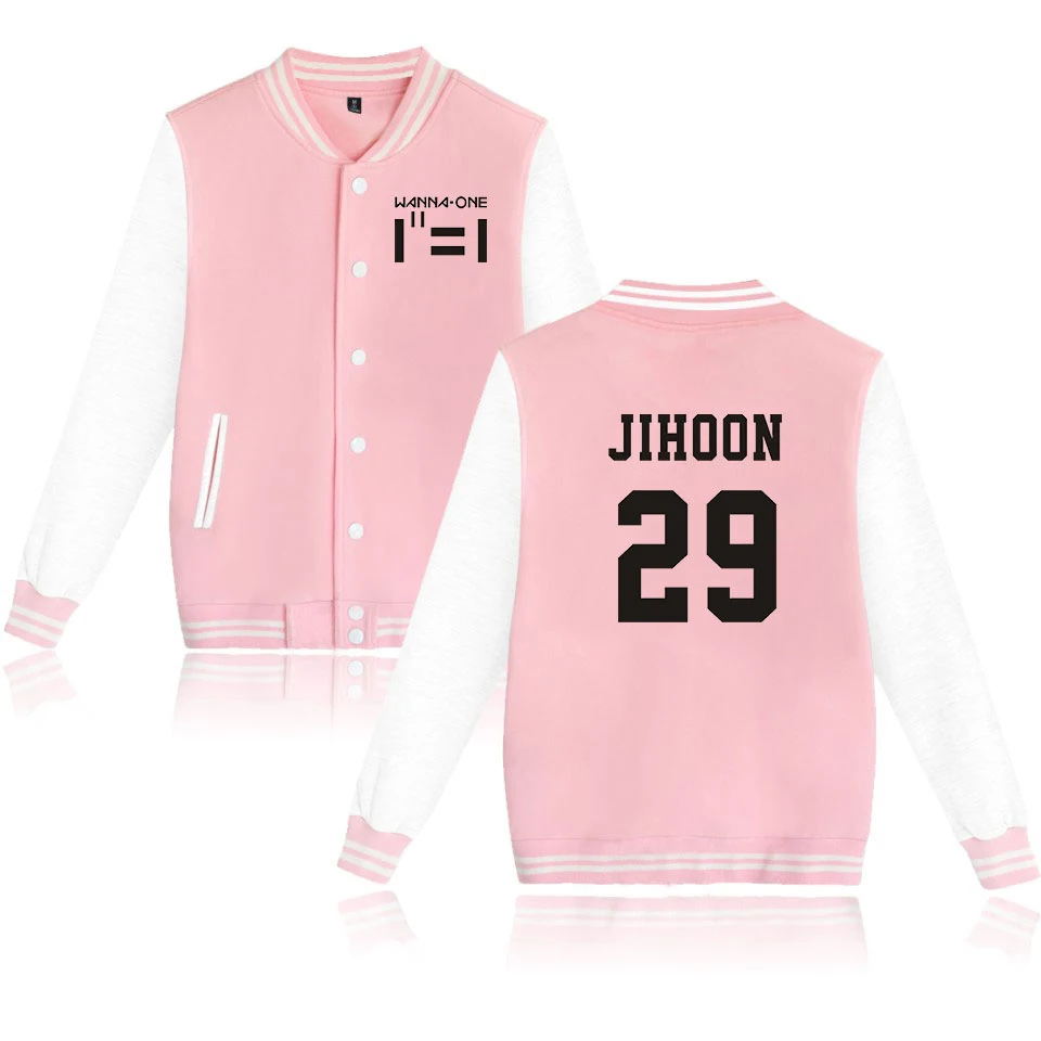 Модная куртка с надписью Want One Мужская одежда имя члена JIHOON JINYOUN JISUNG LAI KUAN LIN пальто