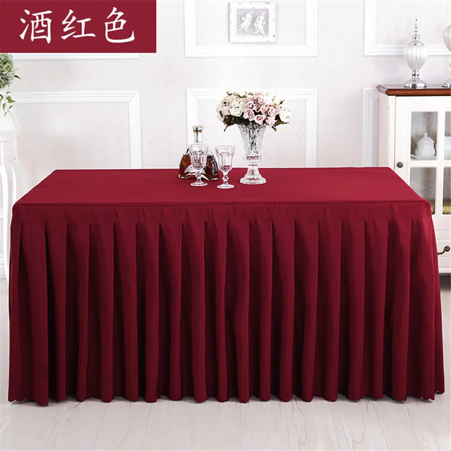 Цельная скатерть для стола из 100% полиэстера украшение свадьбы вечеринки банкета