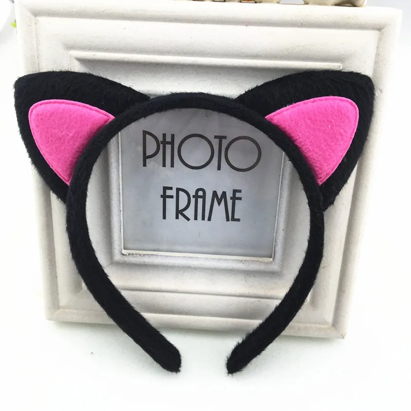 1 шт. корейский обруч для волос с кошачьими ушками мультяшный ободок широкими