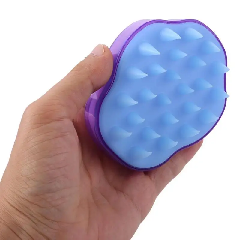 

1PC Body Head Scalp Massage Brush Comb Silicone Shampoo Hair Washing Comb Bath Spa Shower Brush Slimming Massage Brush