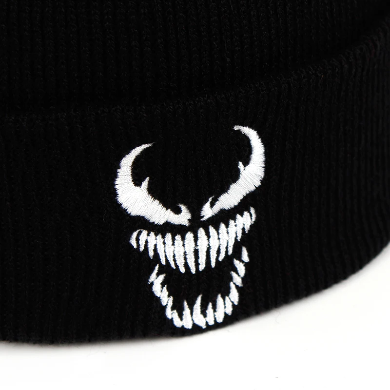 Эминем Venom вязаная шапка зима шапки Повседневная Шапка бини для мужчин и женщин