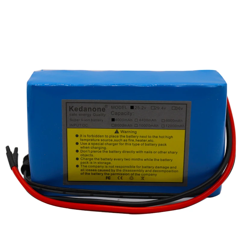 24 V 4Ah 6S2P 18650 литий-ионный аккумулятор 25,2 v 4000 mah Электрический велосипед мопед Электрический/литий-ионный аккумулятор+ зарядное устройство