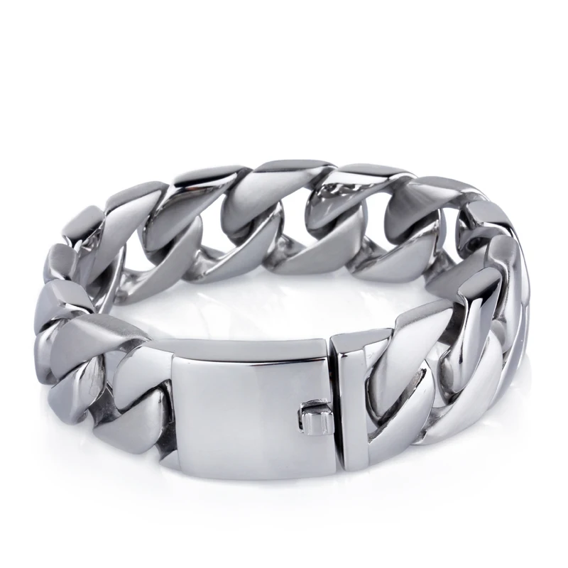 Мужской браслет из нержавеющей стали TrustyLan Ширина 22 см 20 мм|men bracelet|bracelet menbracelet jewelry