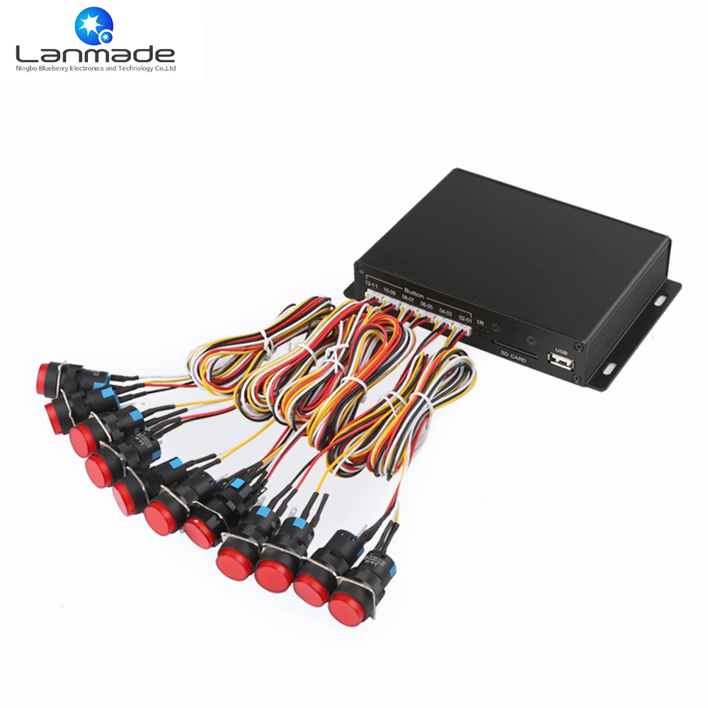 MPC1005 12 шт пластиковая кнопка Смарт ТВ коробка медиаплеер 12v flash video player|media player|video
