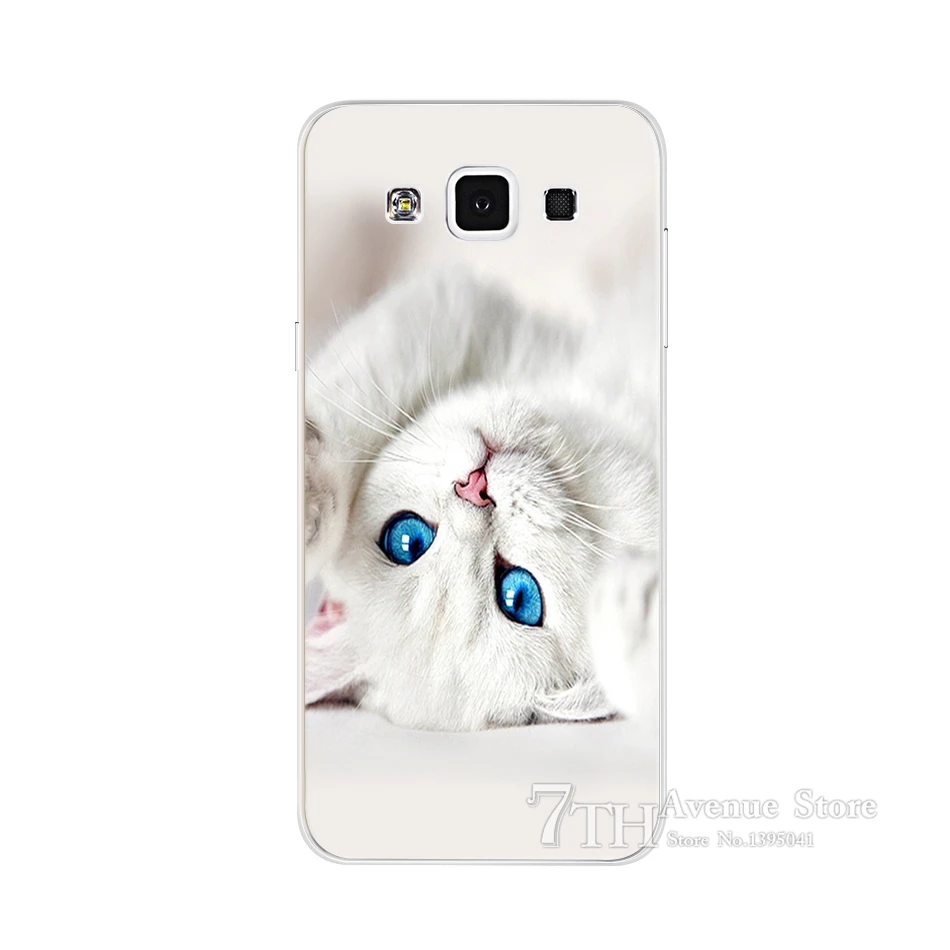 Для Samsung A5 2015 A500 чехол милый кот Мягкий ТПУ Capas силиконовый для Galaxy 2016 2017 A510 A520F