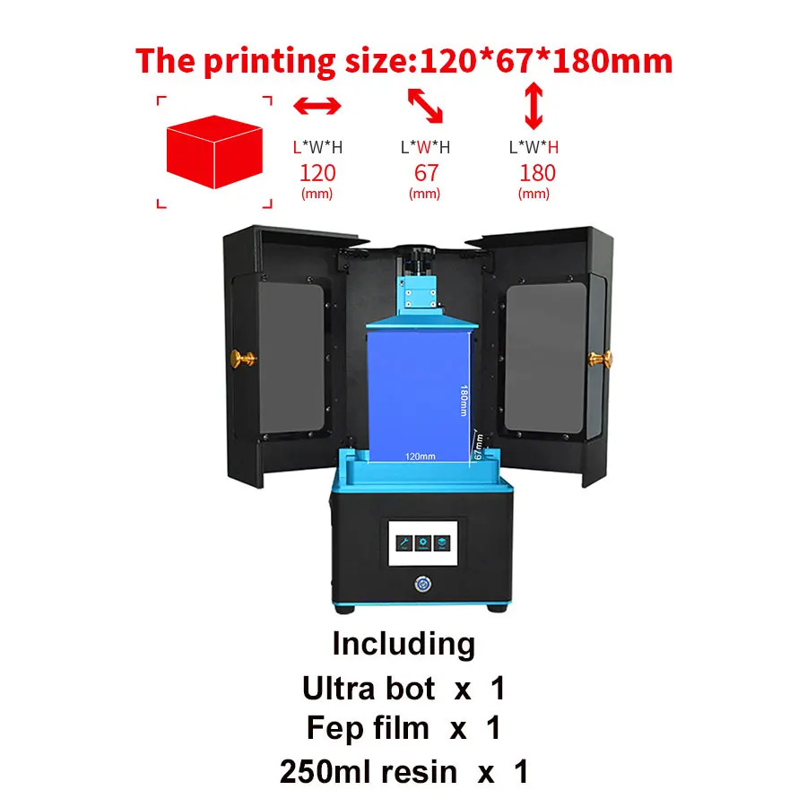 5.5package1 Ультрафиолет УФ-светильник для полимеризации 3d принтера размера плюс офф-лайн печати SLA светильник-отверждение УФ ЖК-печать светочувствительная Смола TRONXY - Цвет: 5.5package1
