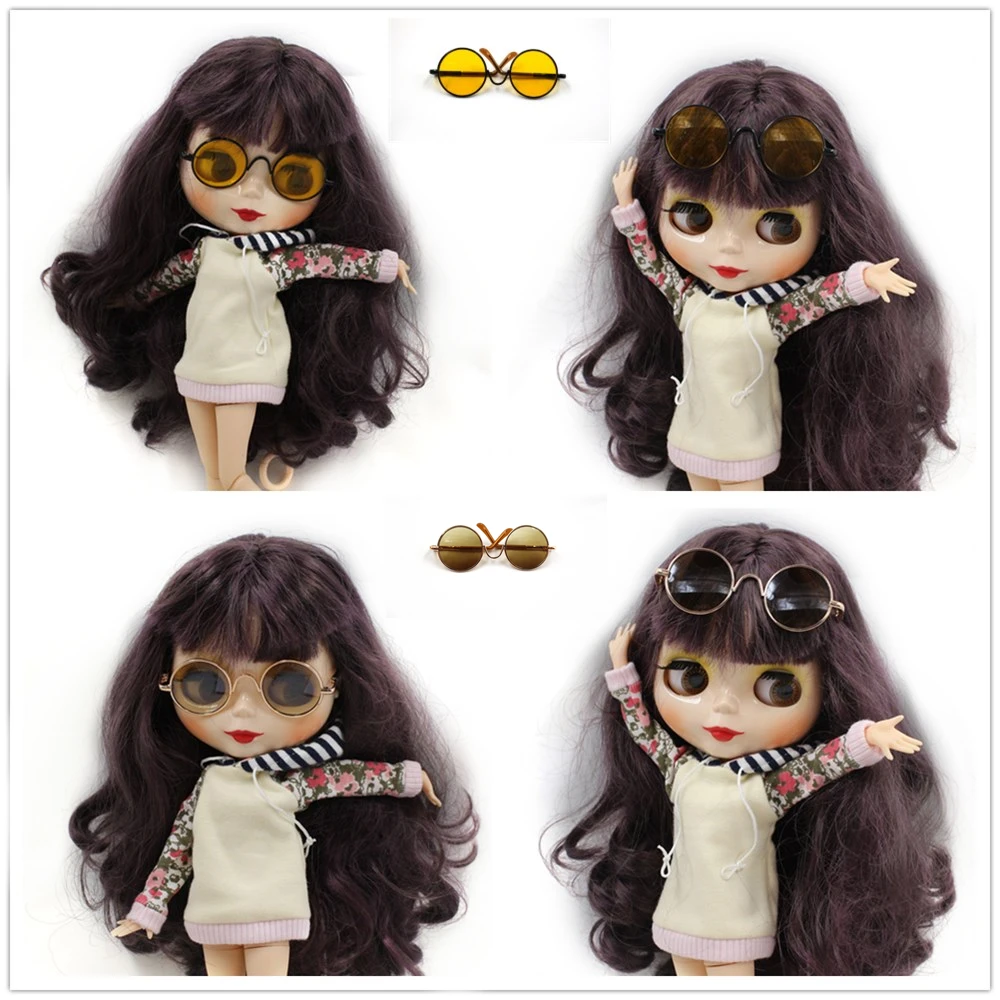 Очки для кукол 4 разных цвета солнцезащитные очки подходят Blyth 1/6