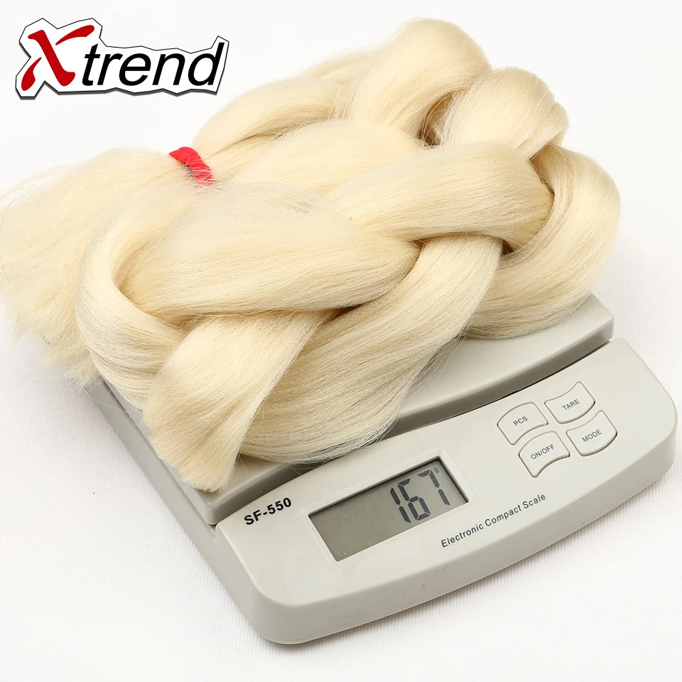 Xtrend волосы Джамбо оплетка 84 дюйма 165 г фототвист синтетические плетеные черный