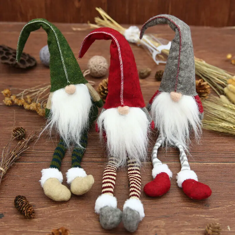 Weihnachten Санта Клаус кукла игрушка Рождественский стол украшения für Haus|Кулоны и